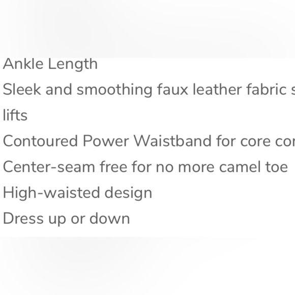 Spanx faux leather leggings size Medium - Picture 12 of 12